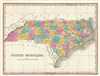 1828 Finley Map of North Carolina