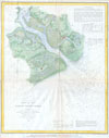 1853 U.S.C.S. Map of the North Edisto River, South Carolina