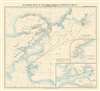 1893 Royal Geographical Map of North Greenland and the 1891 Peary Expedition