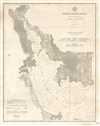 1882 U.S.C.G.S. Nautical Chart of the North Landing River, North Carolina