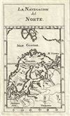 1754 Gabriel Ramirez Map of Scandinavia and the Northeast Passage