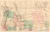 1865 Mullan Map of the Pacific Northwest and British Columbia