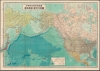 1943 Serizawa Keigo Map of the North Pacific and North America, World War II