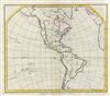 1823 Manuscript Map of North and South America