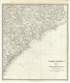 1833 S.D.U.K. Subscriber's Edition Map of North Carolina and South Carolina