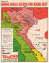 1965 Vietnamese Map of Bombarded Areas in North Vietnam