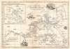 1854 Disturnell Map of the North American Arctic and Search for John Franklin
