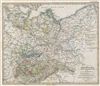 1853 Perthes Map of Northeastern Germany and Prussia