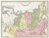 1835 Bradford Map of Northern Asia (Tartary, Russia, Siberia, China, Mongolia)