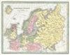 1835 Bradford Map of Northern Europe