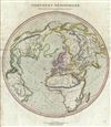 1816 Thomson Map of the Northern Hemisphere and the Arctic