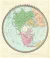 1833 Burr Map of the Northern Hemisphere