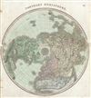 1814 Thomson Map of the Northern Hemisphere and the Arctic
