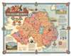1947 Clegg Pictorial Map of Northern Ireland