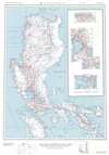 1944 Army Map Service Road Map of Northern Luzon, Philippines