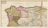 1682 Visscher Map of Northern Spain and the Basque Region