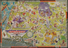 1938 Burwick Pictorial Map of the Pacific Northwest, Northwest Airlines