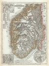 1852 Meyer Map of Norway