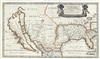 1656 Sanson and Mariette Map of Florida and New Mexico (California as Island)