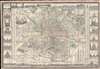 1804 Pichon and Esnault City Plan or Map of Paris, France