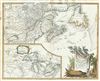 1755 Vaugondy Map of Canada, New Foundland, Nova Scotia and the Great Lakes
