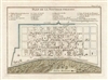 1764 Bellin Map of New Orleans, Louisiana