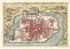 1715 De Fer City Map or Plan of Mexico City, Mexico