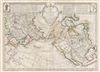 1760 De L'Isle Speculative Map of the North America, the Arctic, and Siberia  (Sea of the West)