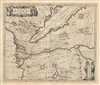 1721 De Wit Map of Northern Egypt