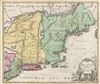 1716 Homann Map of New York and New England