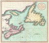 1807 Cary Map of Nova Scotia and Newfoundland, Canada