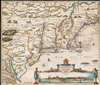 1656 Jansson/Visscher Map of New England (Rare Second State)