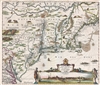 1684 Visscher Map of New York, Virginia, and New England (Novi Belgii)