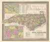1849 Mitchell Map of North Carolina