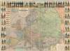1890 Dosseray Wall Map of Europe