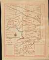 1850 Manuscript of 18th Century Manuscript Map of Nuevo Santander, Mexico