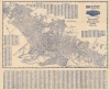 1933 Thomas Brothers Map of Oakland, Berkeley, and East Bay Cities