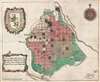1795 Branciforte Map of Oaxaca de Juarez, Mexico