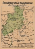 1945 Westring Map of Post World War II Occupation Zones in Germany