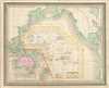 1849 Mitchel Map of the Pacific Ocean and Australia