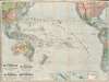 Carte Générale de l'Océanie. General Map of Oceania Showing British Possessions. Mapa Général de Océania. Carta Général dell Océania. - Main View Thumbnail