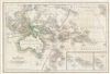 1850 Delamarche Map of Australia and Polynesia