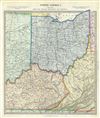1848 S.D.U.K. Map of Ohio, Kentucky and Virginia