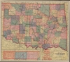 1914 Kenyon Pocket Map of Oklahoma