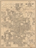 1925 Kenyon / Adams Pocket Plat Map of Oklahoma City, Oklahoma
