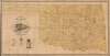 1909 Love / Woodward-Tiernan Railroad Map of Oklahoma w/ Oil Wells and Pipelines