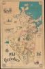 1940 Chisholm Pictorial Map of Braintree and Quincy, Massachusetts