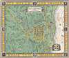 1940 Nelson Pictorial Map of 'Old Chicago', Illinois