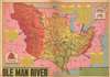 1945 Sundberg 'Old Man River' Map of the Mississippi
