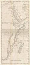 1813 Bruce Map of East Africa showing Solomon's Route to Tarshish and Ophir
